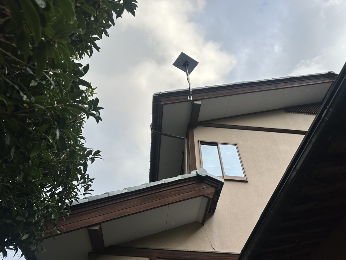 アンテナ設置施工後①