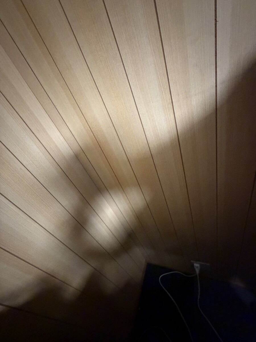 宅内貫通施工前