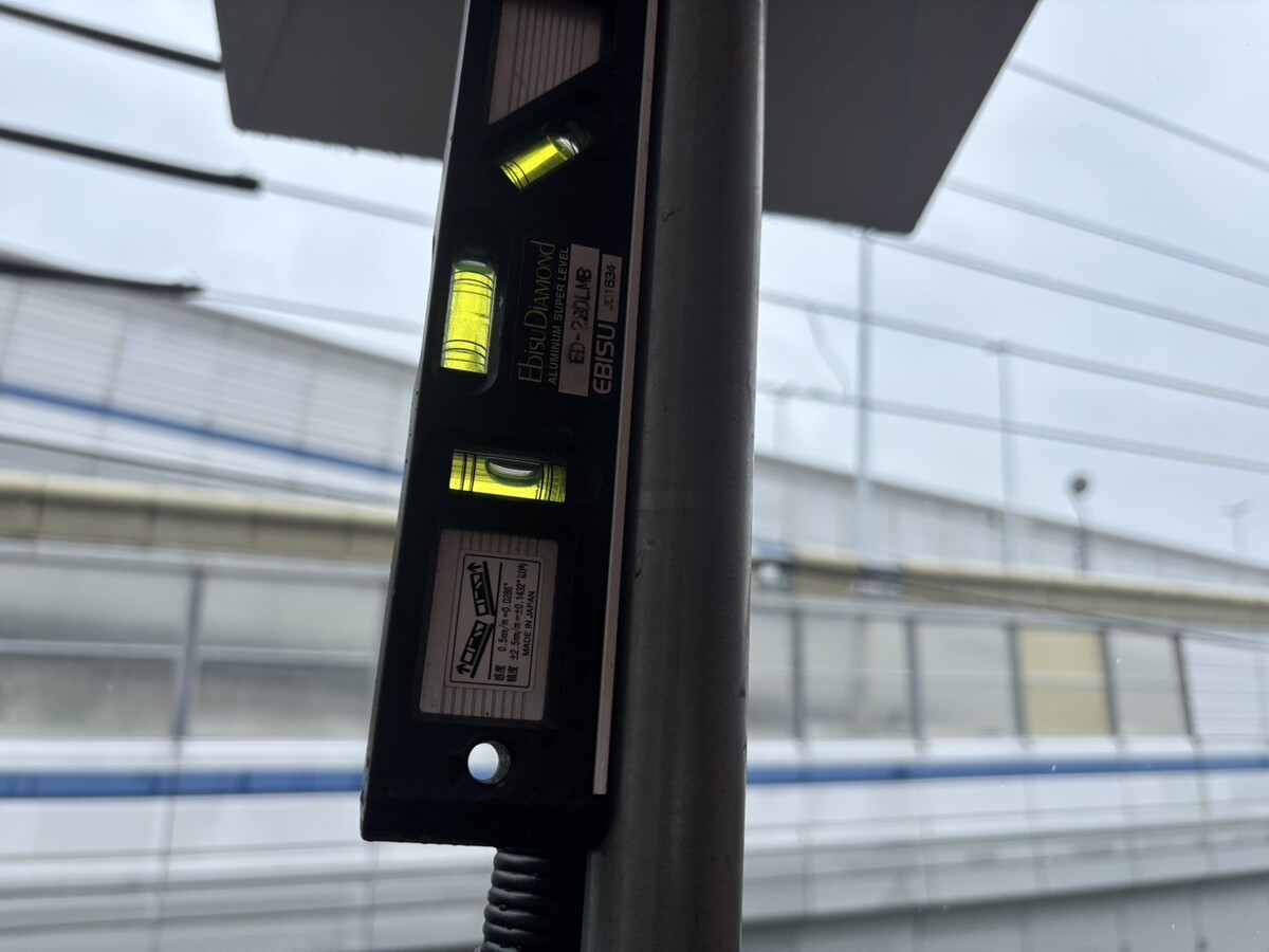 アンテナ設置施工中②